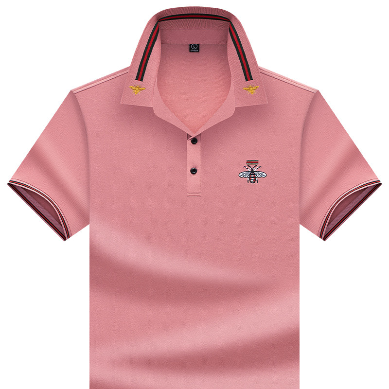 Tucano/Woodpecker Men's Summer Ready-Stock Embroidered Short-Sleeve Casual Business Men's Polo Shirt Light Business