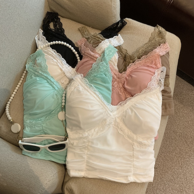 Real Shot and Real Price Summer Lace Pleated Suspenders