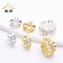 14K����ɫ΢��ʯ܇݆�A�θ�Ƭ��䆐��ĸ���ɢ��diy�Ʒ���