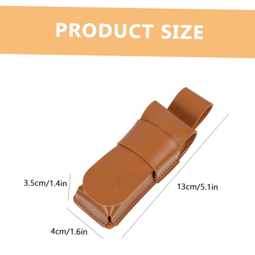 Cross-border Blues Harmonica Bag PU Leather Harmonica Protective Case Single Pack Musical Instrument Harmonica Case