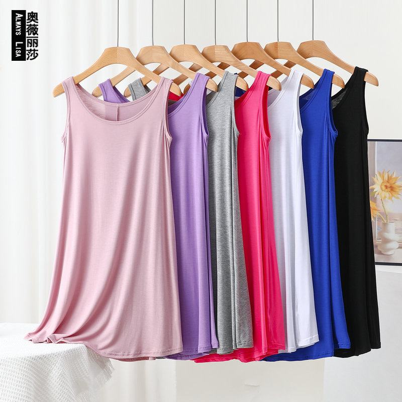 2023 Women's Vesper Dress Modal plus size dress Summer Large Swing Loose Base Skirt Pregnant Women Can Wear