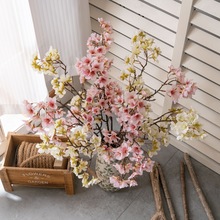 柳含烟梨花仿真花厂家假花绿植物婚庆装饰工艺品INS风批发MW25343