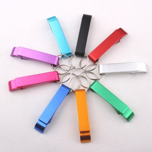 Multifunctional Aluminum Alloy Beer Opener Bottle Opener Keychain Portable Can Opener Can Opener Portable Wholesale