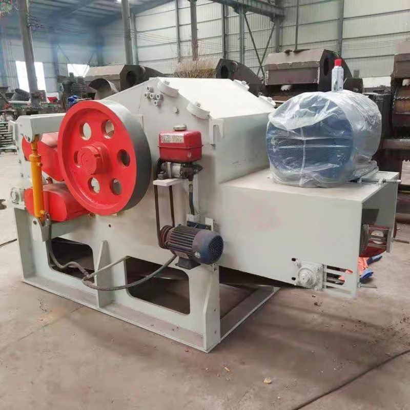大型鼓式木材木头削片机 果园树枝竹子切片机 废弃板材破碎机