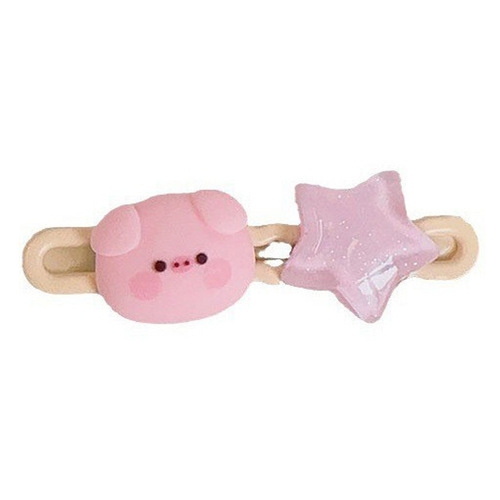 Cute star hairpin y2k dopamine hairpin side clip bangs bb clip children's hair accessories broken hair duckbill clip