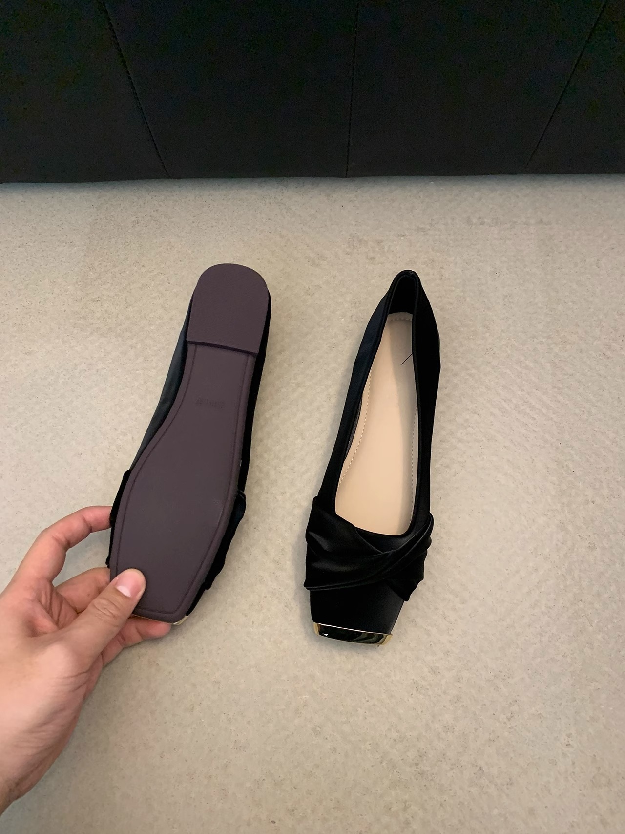 Flat Elegant Gentle High-End Commuter Shoes For Women 2025 New Spring French Square Toe Mary Jane Loafers_vogvips.com