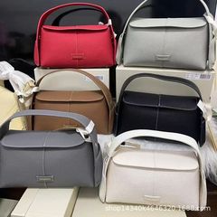 Songmont 山下裕松 吊り耳シリーズ 軒バッグ デザイナー 牛革 通勤 ポータブル クロスボディ ホーボーバッグ