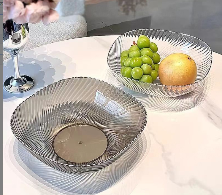 Frutero, bandeja para frutas, bandeja para sala de estar, frutero grande, moderno y creativo de cristal para mesa de centro, bandeja para aperitivos y frutos secos. image 8