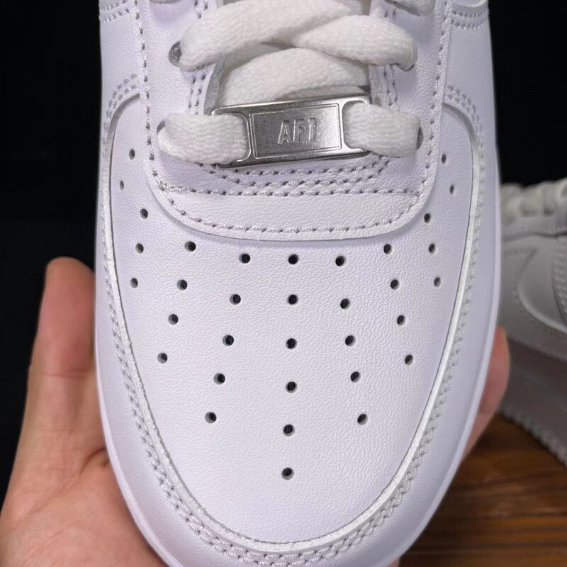 純正オリジナル AF1 '07Low エア フォース ワン ピュア ホワイト ナイロン 公式メンズ レディース シューズ スポーツ レジャー スニーカー ドロップシッピング|undefined