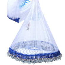 飞盘式撒网美式渔网抛网手撒网手抛网旋网捕鱼神器捕鱼自动易抛网