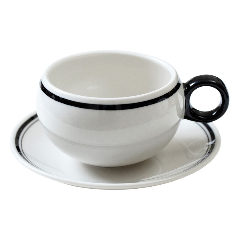 Taza de té de cerámica vintage pintada a mano medieval taza de té de alta gama exquisita tarde té vajilla taza y platillo traje taza