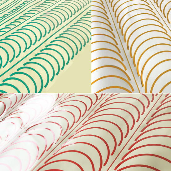 5ZW压力表标识/压力表三色标识贴仪表盘指示贴防水点检标识标签反