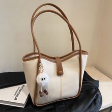 高级感复古包包女2025新款单肩包大容量通勤包爆款托特包