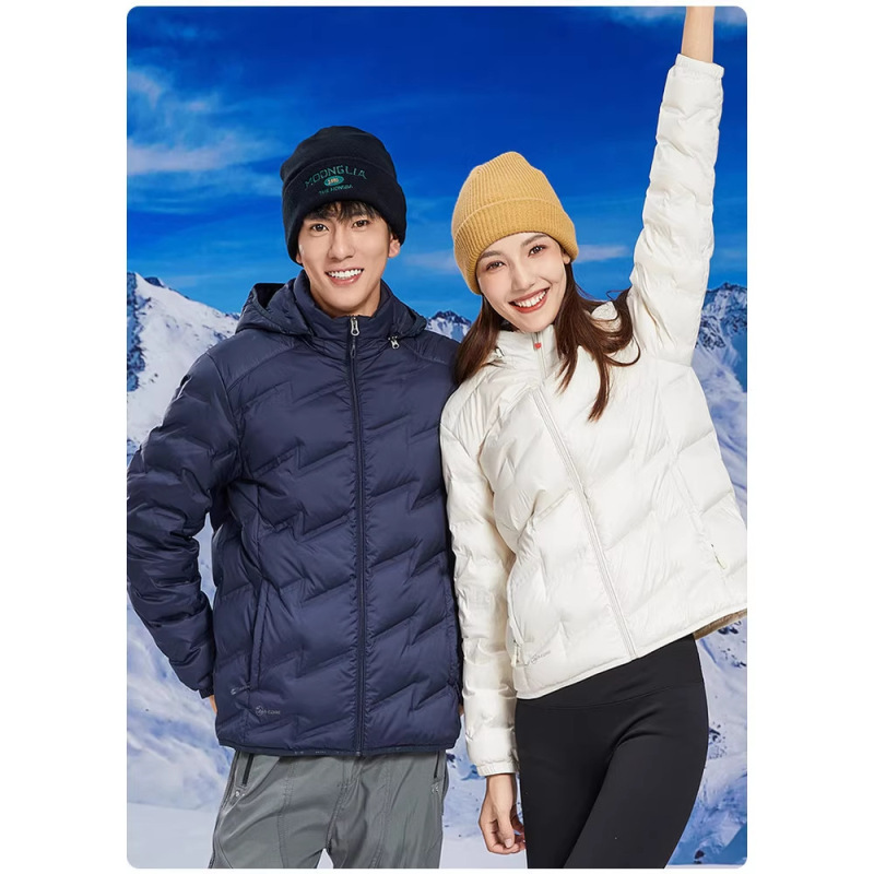 Down Jacket for Men, Fashionable down Coat for Women, Plus Size for Big and Tall Individuals, White Duck Down, Couple's Outfit, Sizes M-8Xl