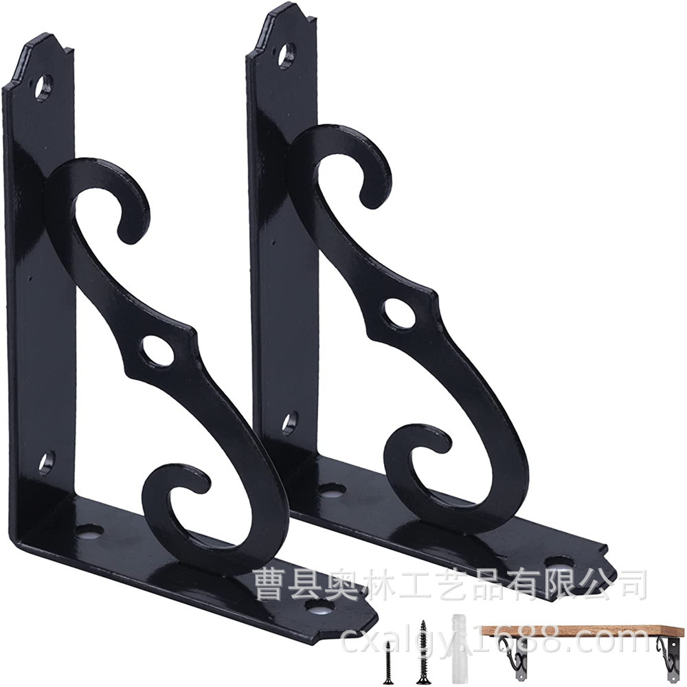 Estante americano soporte trípode soporte fijo pared partición estante pared alargado engrosado