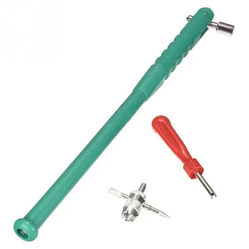 Tires, hub, nipple, plastic suitcase, wrench
