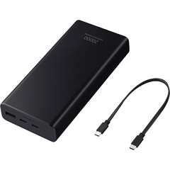 Samsung モバイル電源 25W パワーバンク 20000mAh 双方向高速充電アルミニウム合金 Type-C 出力に適しています。