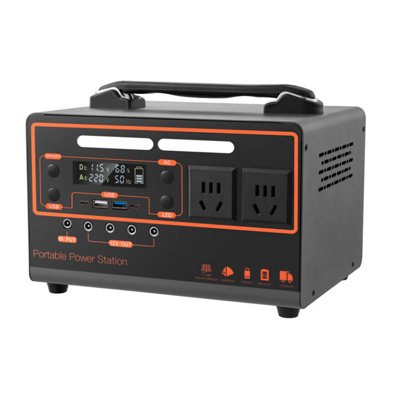 跨境热销 便携户外移动电源600WH600W+100W太阳能折叠板套装|undefined
