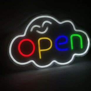 Smiley Face Business Neon Light Cross-Border E-Commerce Label Luminous Light Sign Pattern Atmosphere Decorative Light Sign