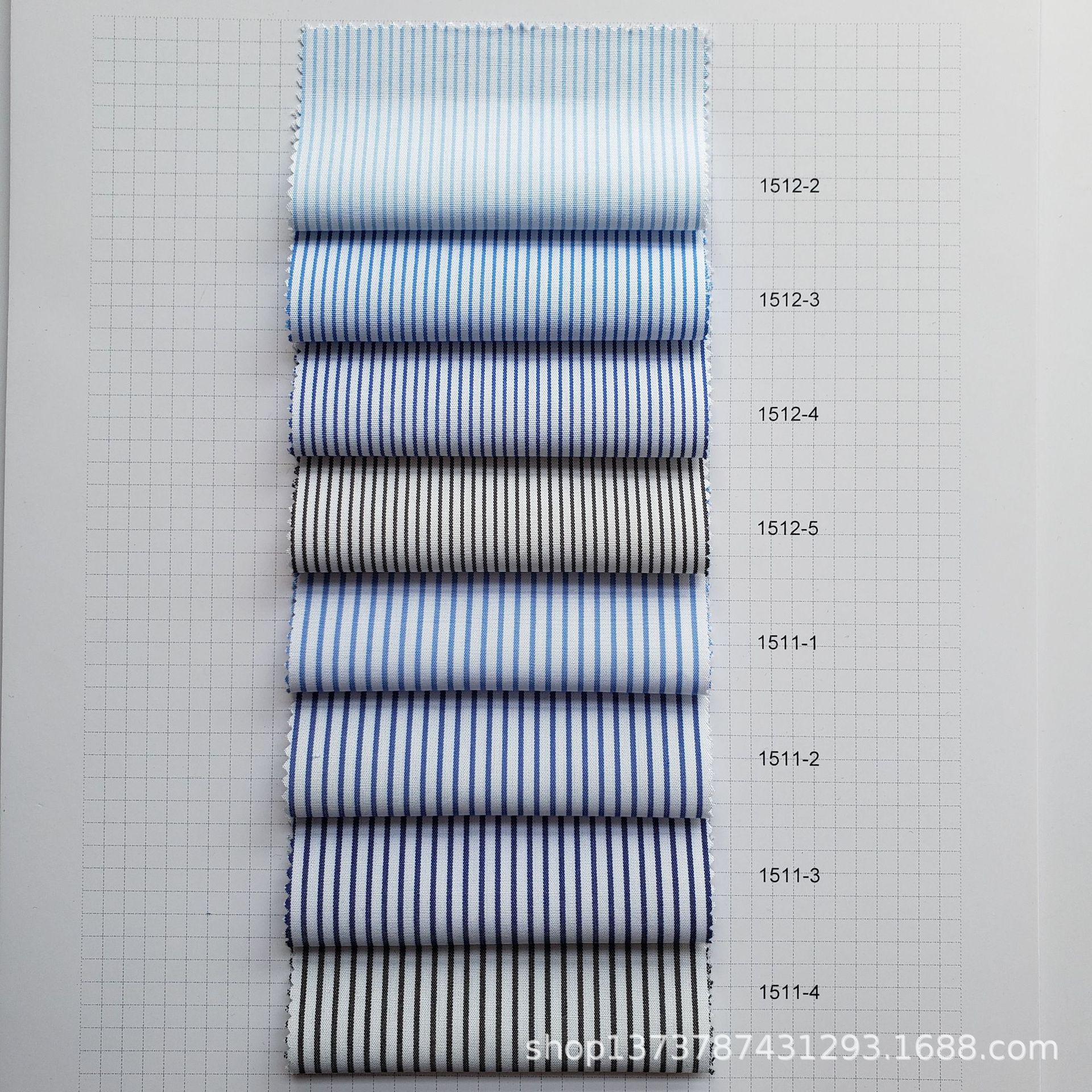 现货 竹纤维条纹布 免烫色织条子 仿丝绸手感 男士高档衬衫面料