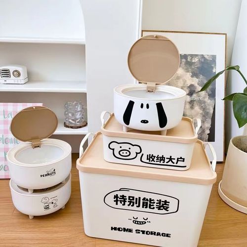 Factory direct supply and wholesale small sweet potato ins cartoon cute special can be installed in the trash can bedroom decorative carved stickers