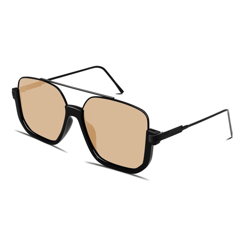 Vintage Pilot Sunglasses Women Men Square Double Bridge Design Machine Style Glasses 70S Fashion Lampshade Vintage Pilot Sunglasses Women Men Square Double Bridge Design Machine Style Glasses 70S Fashion Lampshade