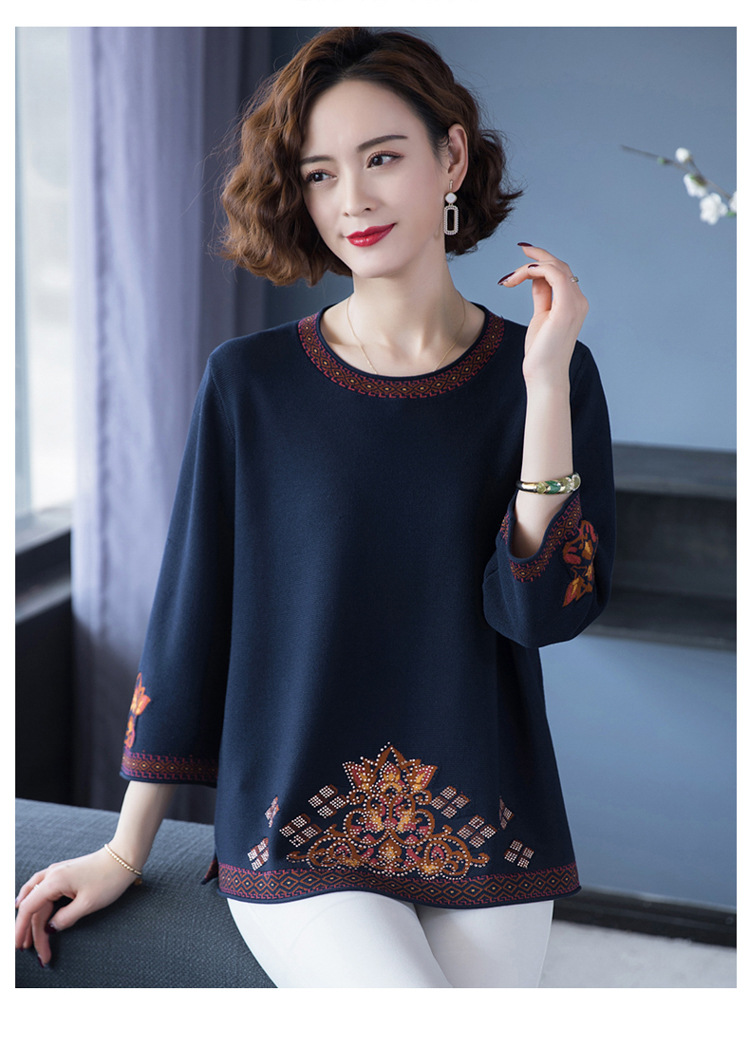 E5999 1050K ÁO THUN NỮ TAIRYA BIG SIZE NGOẠI CỠ MÙA XUÂN THU ĐÔNG TRUNG NIÊN THỜI TRANG NỮ G03 SẢN PHẨM MỚI