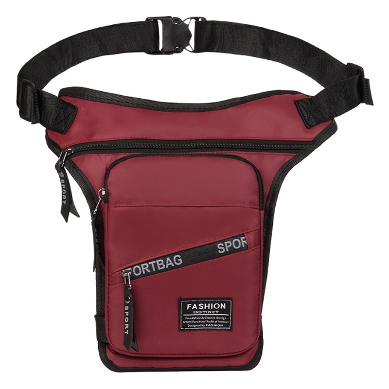 Cross-Border Men's Bag, New Outdoor Cycling Leg Bag, Multi-Functional Sports Men's Chest Bag, Portable Waist Bag, Crossbody Bag