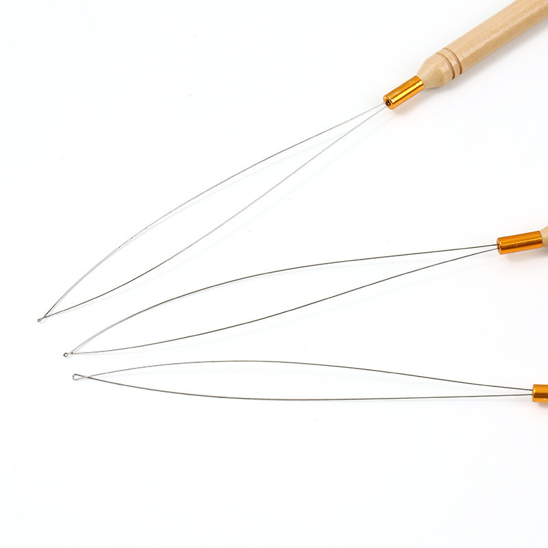 Tocador de pelo de peluca con mango de madera carbonizada