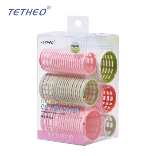 Tixiang 6 boxed curlers self-adhesive curlers natural styling curlers splay bangs curlers canopy hairpins