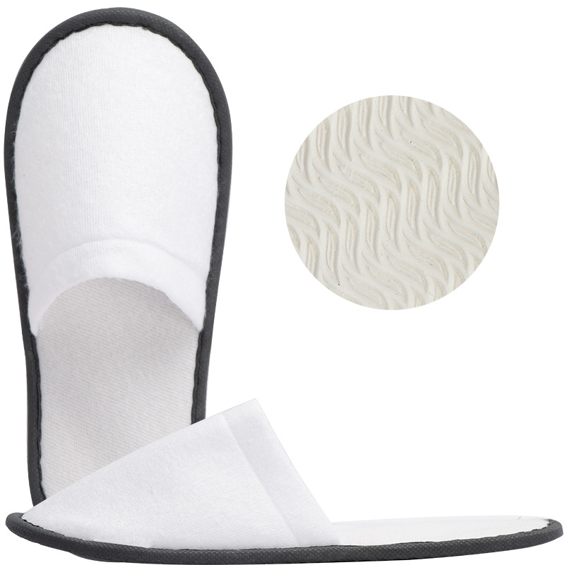 [핫] 그레이 엣지 플러시 슬리퍼 (프리 사이즈, 38 ~ 43 야드에 적합, 6mm 미끄럼 방지 솔)