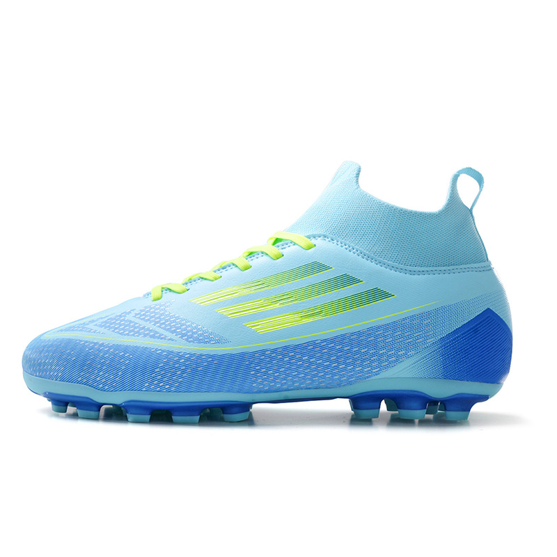 2025 nuevos zapatos de fútbol para hombres y mujeres AG clavos largos zapatos de entrenamiento antideslizantes juveniles zapatos de moda de estudiantes