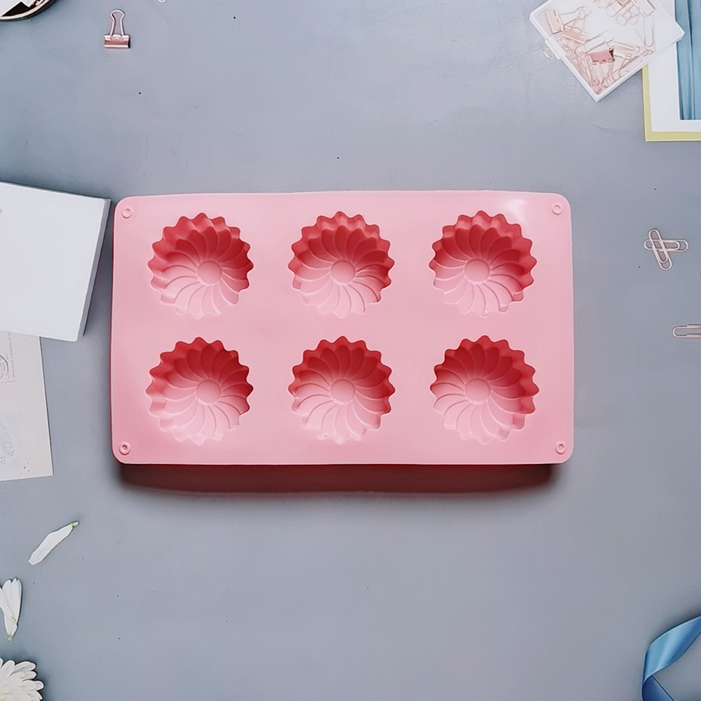 6 flores de sol 118 pastel molde molde molde molde de postre utensilios de cocina para hornear arroz harina