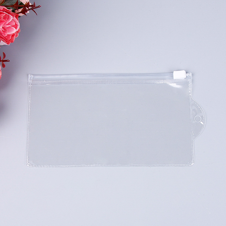 工厂pvc透明磨砂拉链袋收纳自封袋eva内衣服装透明磨砂袋