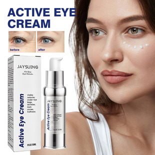 Jaysuing Active Eye Cream Anti-Wrinkle Eye Cream Desalinizes Fine Wrinkles, Bags under the Eyes, Dark Circles, Moisturizes and Tightens Skin around the Eyes