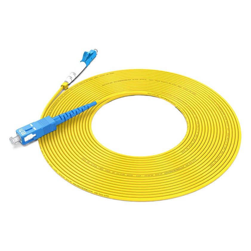 Sheng-это оптоволоконная Перемычка телекоммуникационного класса LC-SC/UPC одномодовая одноядерная Клеммная коробка 9/125, косичка, оптоволоконная линия