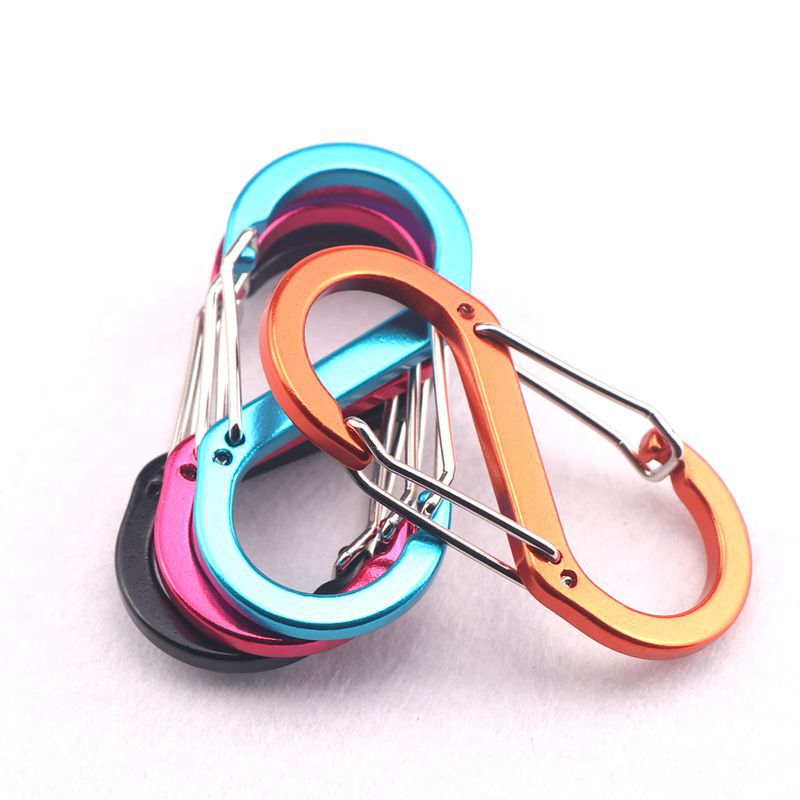 Manufacturer Supplies Wholesale No. 8 88mm Figure-Eight Buckle Aluminum Alloy Wire Buckle Large Lanyard Buckle Multifunctional Double-Sided Hook Manufacturer Supplies Wholesale No. 8 88mm Figure-Eight Buckle Aluminum Alloy Wire Buckle Large Lanyard Buckle Multifunctional Double-Sided Hook