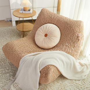 Nordic Tatami Single Sofa Cover Caterpillar Recliner Dust Cover Seersucker All-inclusive stretch cover Anti-cat scratch