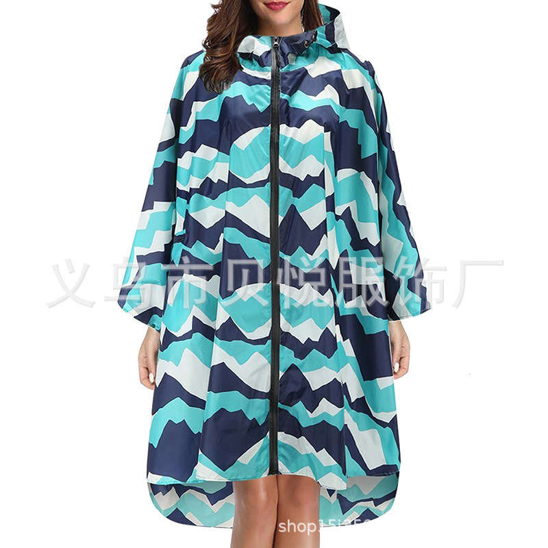 Poncho Impermeable Ligero Tipo Capa, Transpirable, para Ciclismo y Uso al Aire Libre image 9