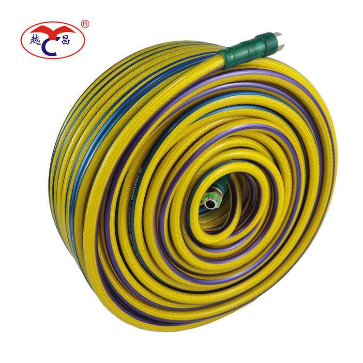 高压喷雾管PVC软管普通编织管带防爆高压泵机械打药管加厚抗压