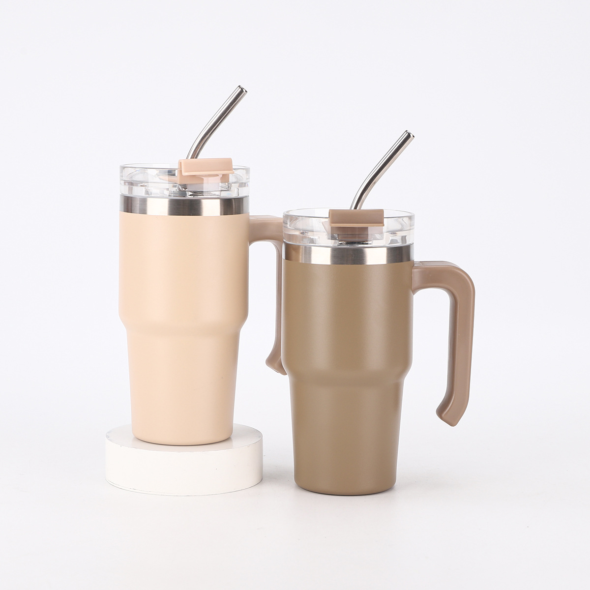 Transfronterizo 304 acero inoxidable vacío taza de aislamiento térmico portable taza de automóvil de gran capacidad de aislamiento térmico frío taza de hielo