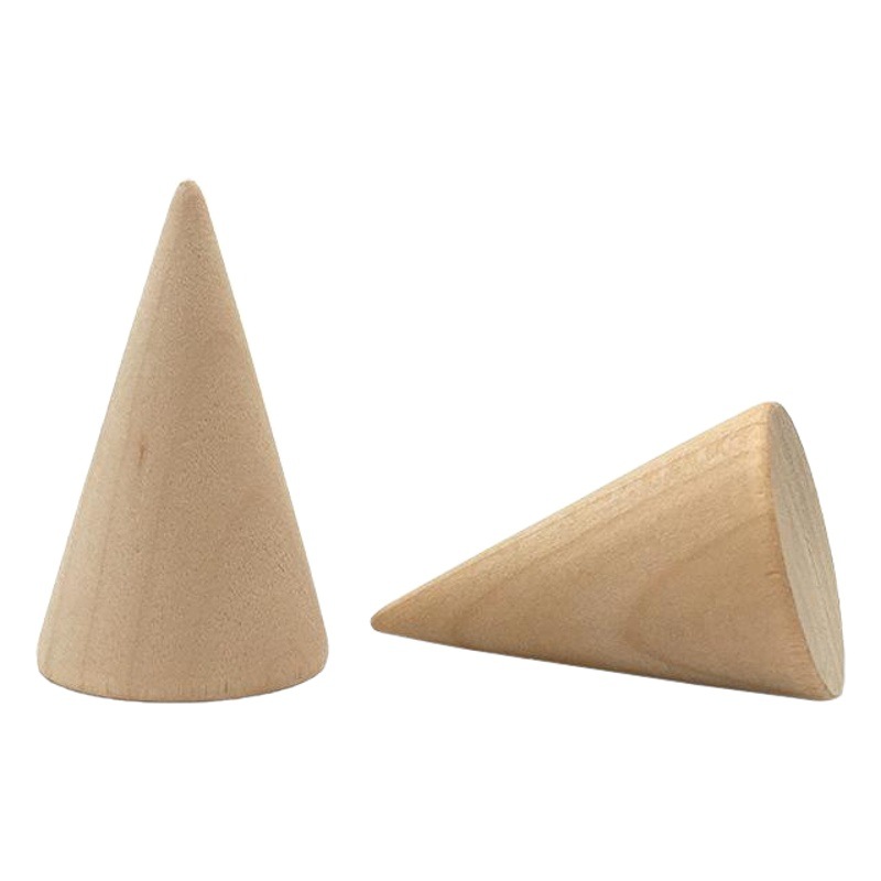 Dongshun Creative Log Cone Ring Display Rack Ring Holder Ring Bracket Jewelry Storage Rack Cabinet Display Rack