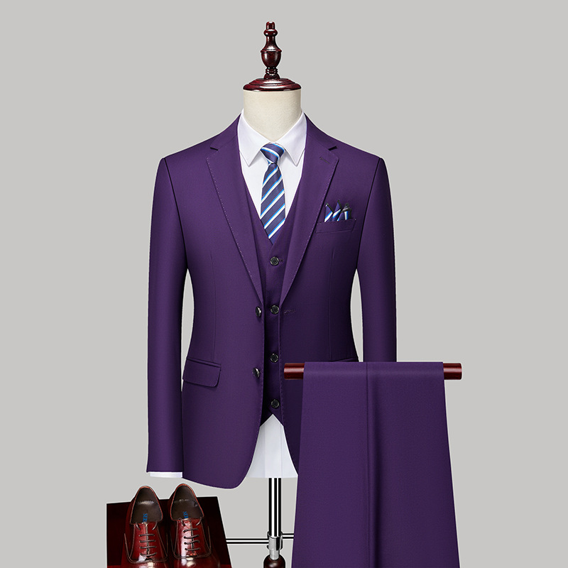 바이올렛 더블 슬릿 3 피스 세트