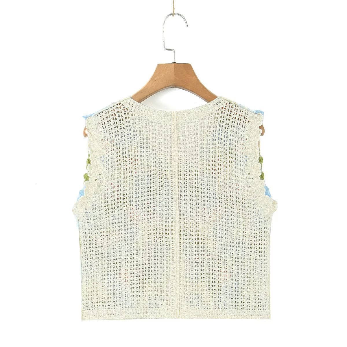 Frauen kleidung herbst neue urlaub blume weste strickjacke kurze top_voghion.com