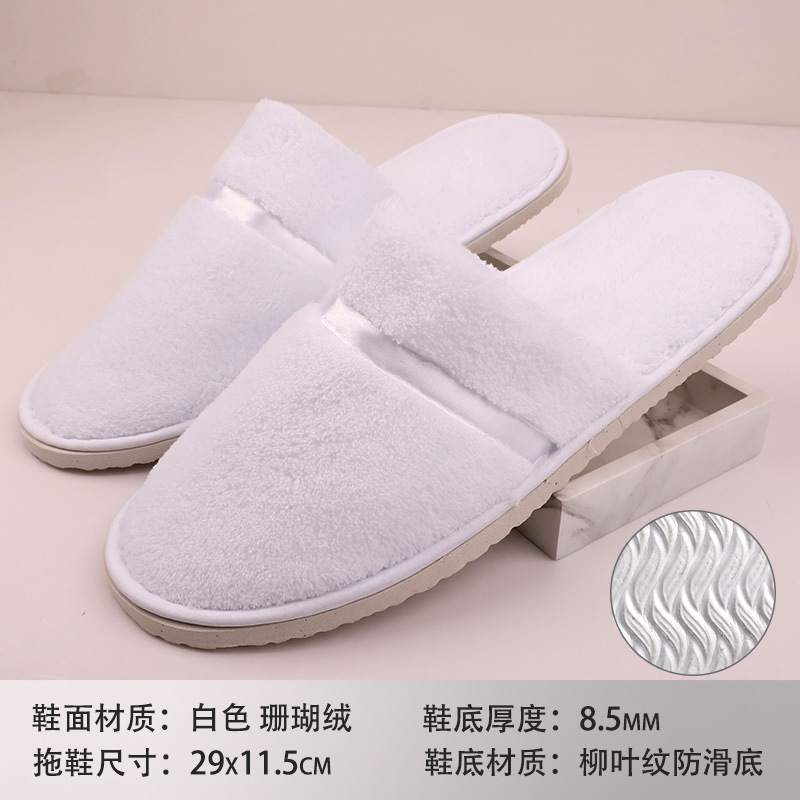 Hotel sandalinas desechables de algodón de lino de seda sandalinas de alojamiento residencial sandalinas desechables antideslizantes soleas de zapatillas gruesas