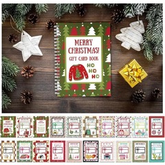 MERRY CHRISTMAS! GIFT CARD BOOK Hardcover & Durability Line