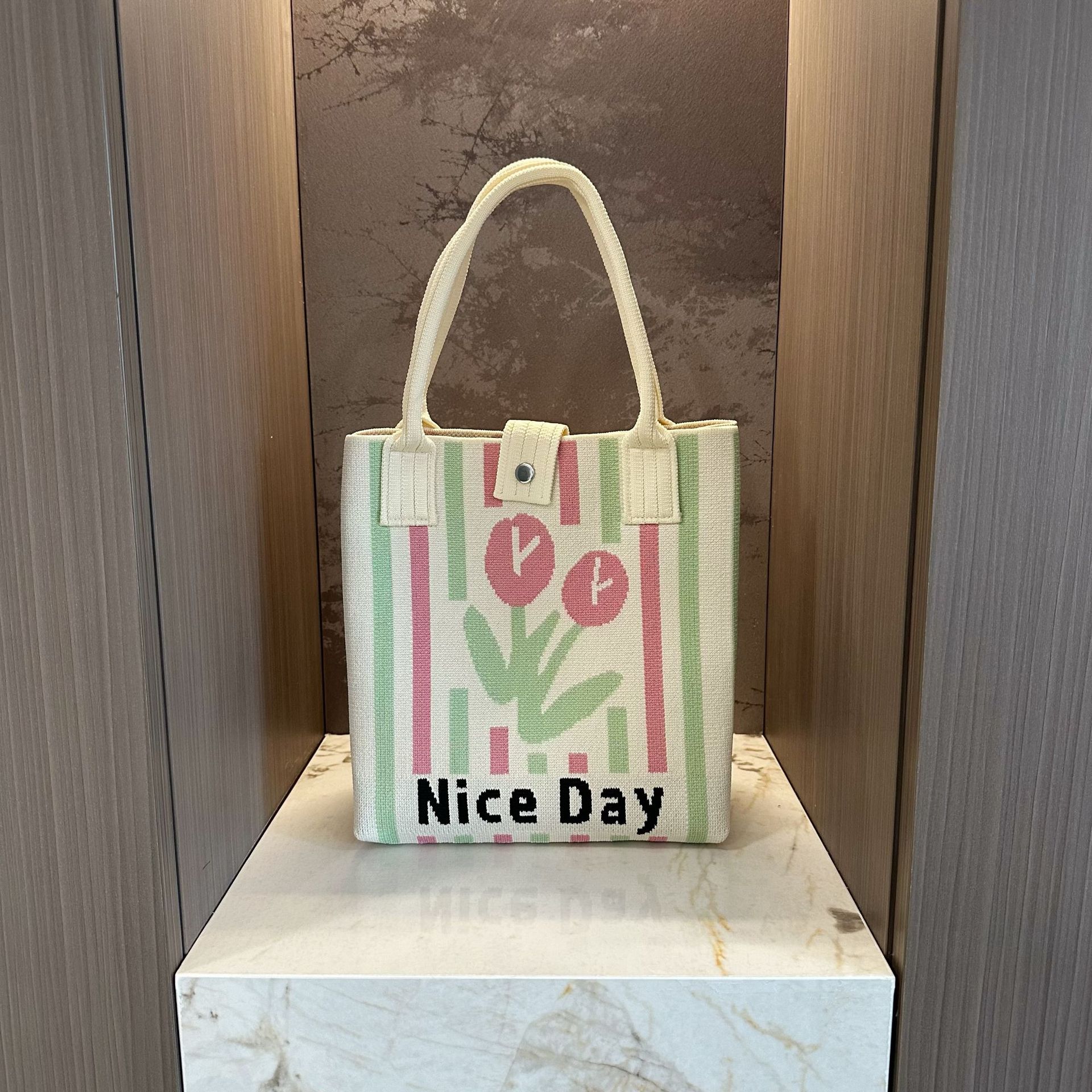 Catuones lindas bolsas de punto bolsas de almacenamiento de viaje pequeño portátil hombro único oblicuo bolsas de teléfono móvil bolsas de mano de mujer versátiles