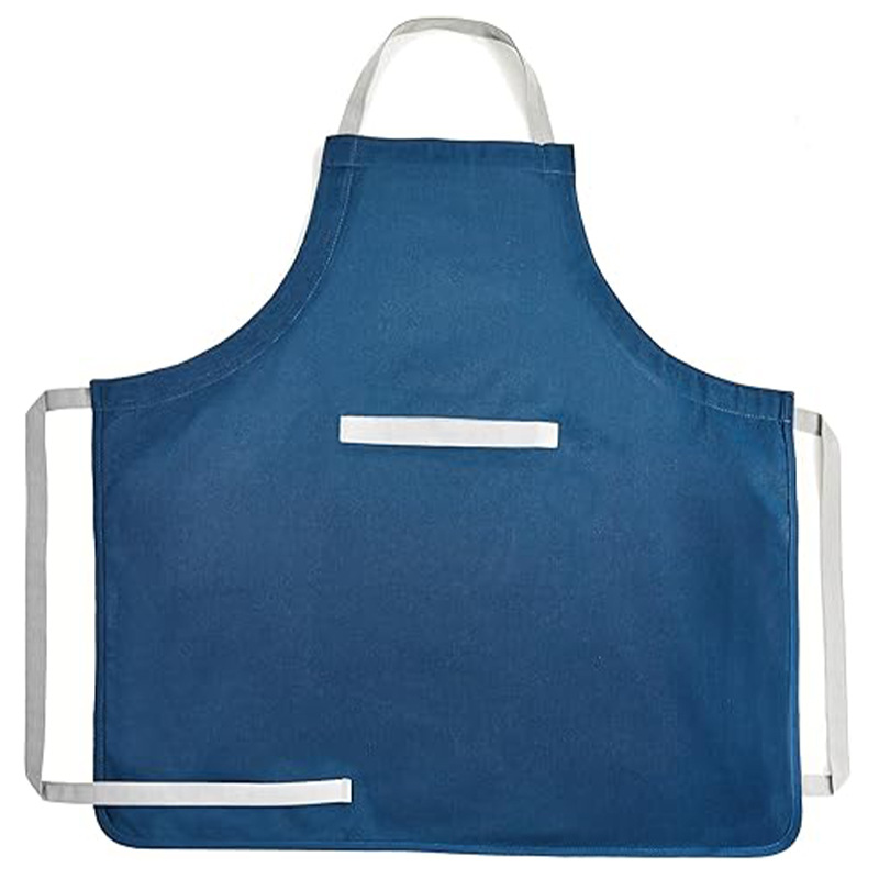 Delantal de lona transfronterizo personalizado logotipo de restauración Hotpot tienda restaurante barista ropa de trabajo delantal de cocina doméstica mujer