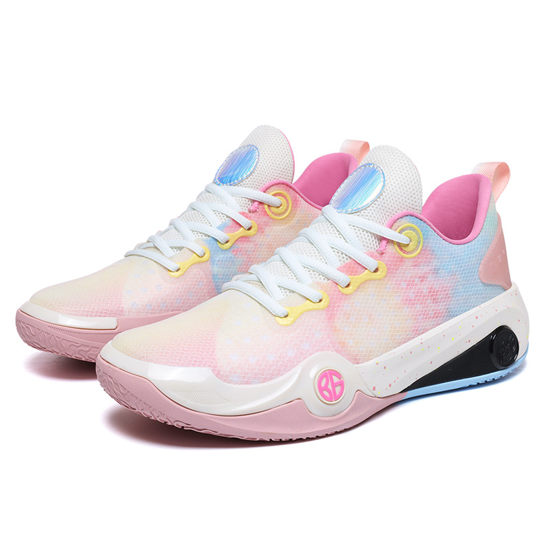 Zapatos de baloncesto para hombres y mujeres de verano baja malla transpirable antideslizante antiabrasión amortiguador zapatos de guerra suaves ligeros image 1