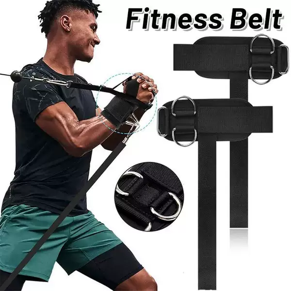 Cross-Border Double D Buckle Fitness Booster Belt Weightlifting Fitness Strength Training Pull-Up Horizontal Bar Anti-Wear Sliding Grip Belt